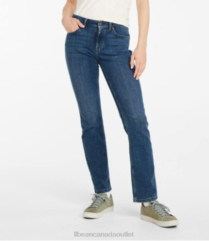 Clothing Stonewashed H8XZ46 BeanFlex Jeans Women L.L.Bean