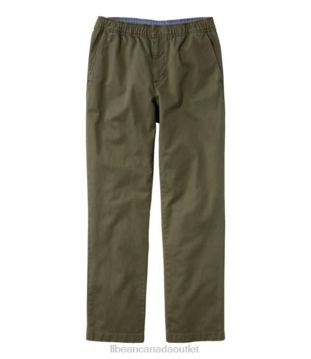 Clothing Surplus Green H8XZ279 Lakewashed Stretch Khakis Men L.L.Bean - Image 1