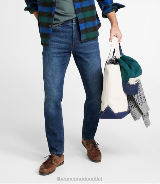 clothing_vintage_dark_h8xz147_signature_heritage_denim_men_l_l_bean.jpg Clothing Vintage Dark H8XZ147 Signature Heritage Denim Men L.L.Bean - Image 1