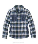 Clothing Vintage Tartan H8XZ101 BeanFlex All-Season Flannel Shirt Kids L.L.Bean