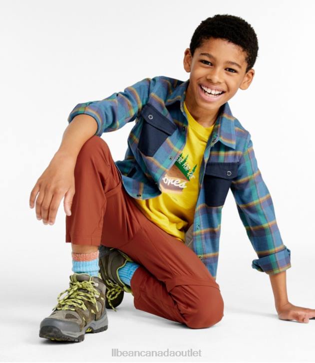 Clothing Vintage Tartan H8XZ101 BeanFlex All-Season Flannel Shirt Kids L.L.Bean - Image 3