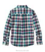 Clothing Vintage Tartan H8XZ101 BeanFlex All-Season Flannel Shirt Kids L.L.Bean - Image 4