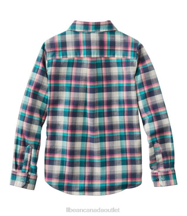 Clothing Vintage Tartan H8XZ101 BeanFlex All-Season Flannel Shirt Kids L.L.Bean - Image 4