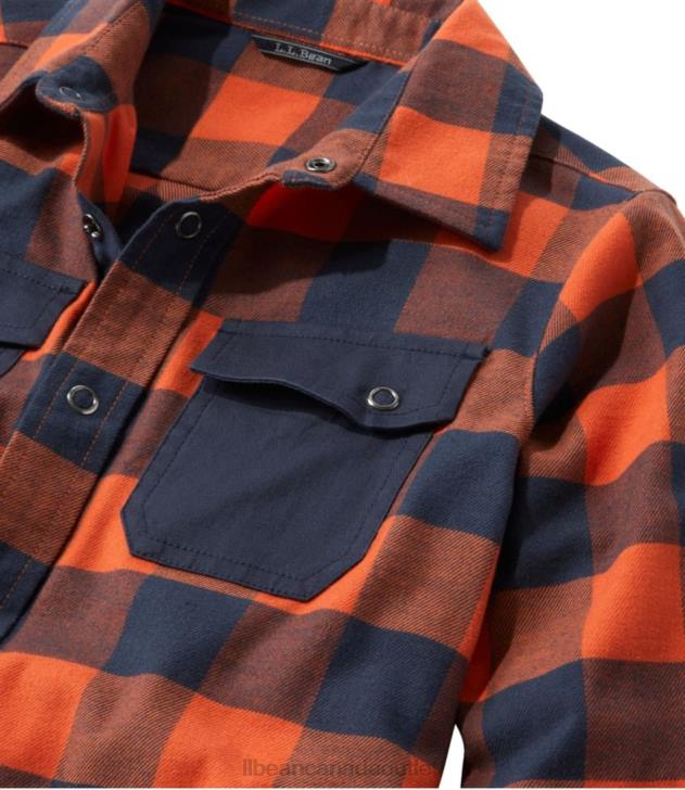 Clothing Vintage Tartan H8XZ101 BeanFlex All-Season Flannel Shirt Kids L.L.Bean - Image 5