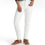 Clothing White H8XZ375 True Shape Jeans Women L.L.Bean