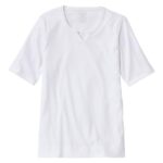 Clothing White H8XZ6915 Pima Cotton Tee Women L.L.Bean