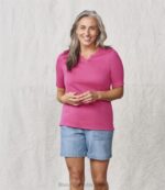Clothing White H8XZ6915 Pima Cotton Tee Women L.L.Bean - Image 5