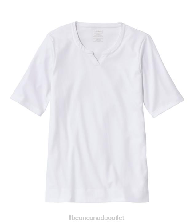 clothing_white_h8xz6915_pima_cotton_tee_women_l_l_bean.jpg Clothing White H8XZ6915 Pima Cotton Tee Women L.L.Bean - Image 1
