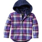 Clothing Wild Aster H8XZ105 Fleece-Lined Flannel Shirt Kids L.L.Bean