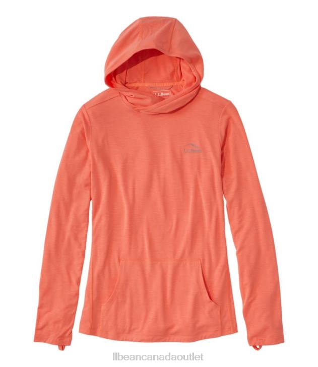 clothing_wild_salmon_h8xz1310_tropicwear_comfort_hoodie_women_l_l_bean.jpg Clothing Wild Salmon H8XZ1310 Tropicwear Comfort Hoodie Women L.L.Bean - Image 1