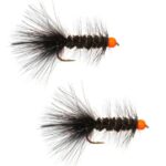 Fishing Black/Fluorescent Orange H8XZ4135 Hot Bead Bugger 2-Pack Unisex L.L.Bean