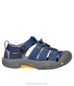 Footwear Blue Depths/Gargoyle H8XZ3796 Keen Newport H2 Sandals Kids L.L.Bean