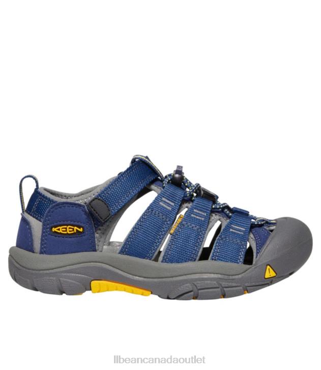 Footwear Blue Depths/Gargoyle H8XZ3796 Keen Newport H2 Sandals Kids L.L.Bean - Image 1