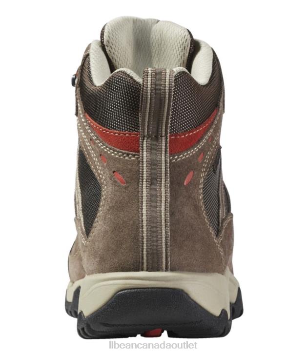 Footwear Coffee Bean/Camp Green H8XZ5193 Trail Model 4 Hiking Boots Women L.L.Bean - Image 3