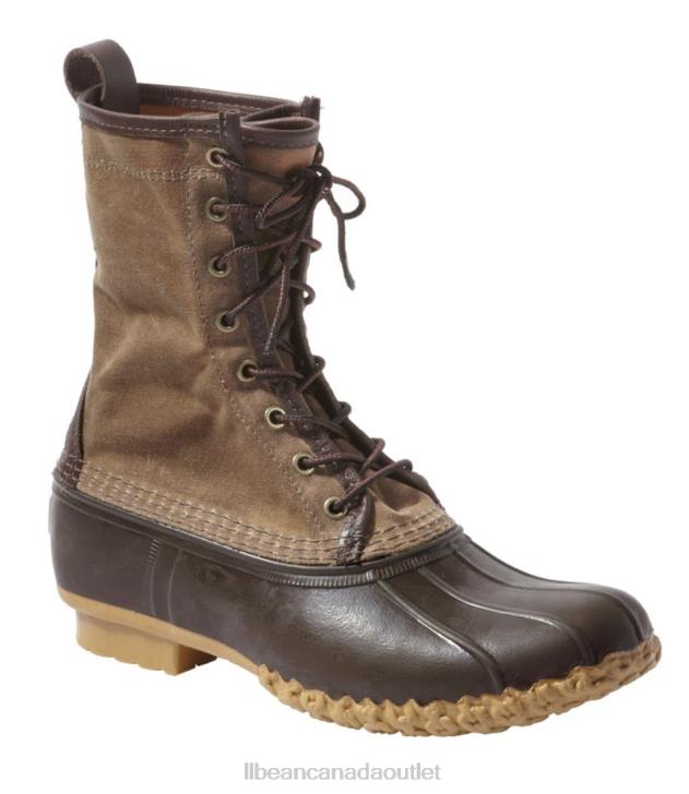 Footwear Marsh Brown/Brown H8XZ3836 Signature Waxed-Canvas Maine Hunting Shoe Women L.L.Bean - Image 6