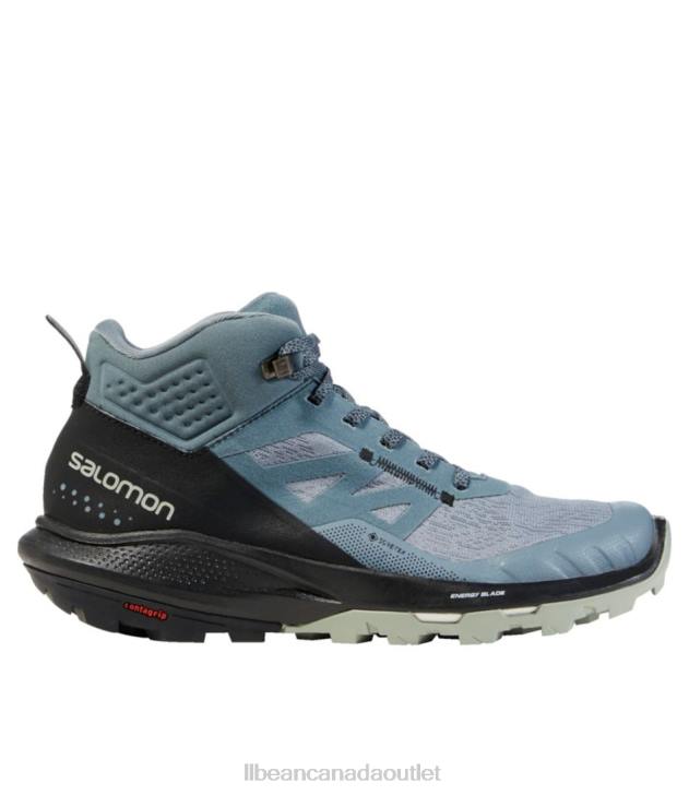 footwear_stormy_weather_black_wrought_iron_h8xz3817_salomon_outpulse_gore_tex_hiking_boots_women_l_l_bean.jpg Footwear Stormy Weather/Black/Wrought Iron H8XZ3817 Salomon Outpulse GORE-TEX Hiking Boots Women L.L.Bean - Image 1