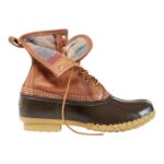 Footwear Tan/Brown/Gum/Apple Cinnamon H8XZ1198 8'' Boots Chamois-Lined Men L.L.Bean