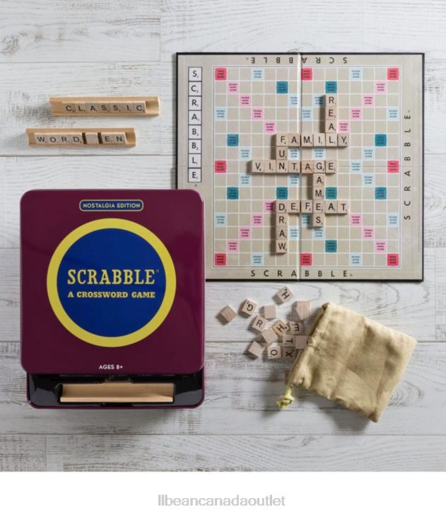 Games & Recreation Multi H8XZ1778 Scrabble Game Tin Unisex L.L.Bean - Image 2