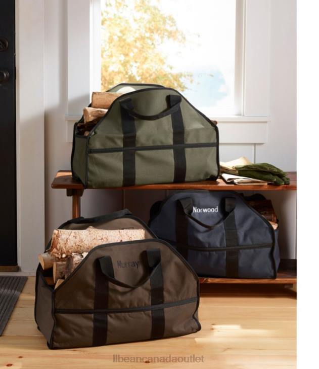 Home Decor Gunmetal Gray H8XZ5608 Dura-Tough Standing Log Carrier Unisex L.L.Bean - Image 2
