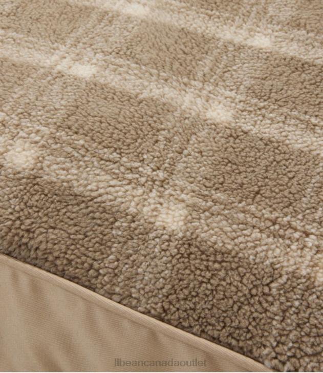 Home Goods Burlap H8XZ4149 Premium Fleece Dog Bed Rectangular Unisex L.L.Bean - Image 2
