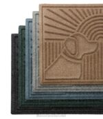 Home Goods Camel H8XZ2535 Everyspace Recycled Waterhog Doormat Sunrise Dogs Unisex L.L.Bean - Image 3