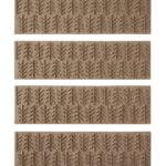Home Goods Camel H8XZ4427 Everyspace Recycled Waterhog Mat Set of Four Unisex L.L.Bean