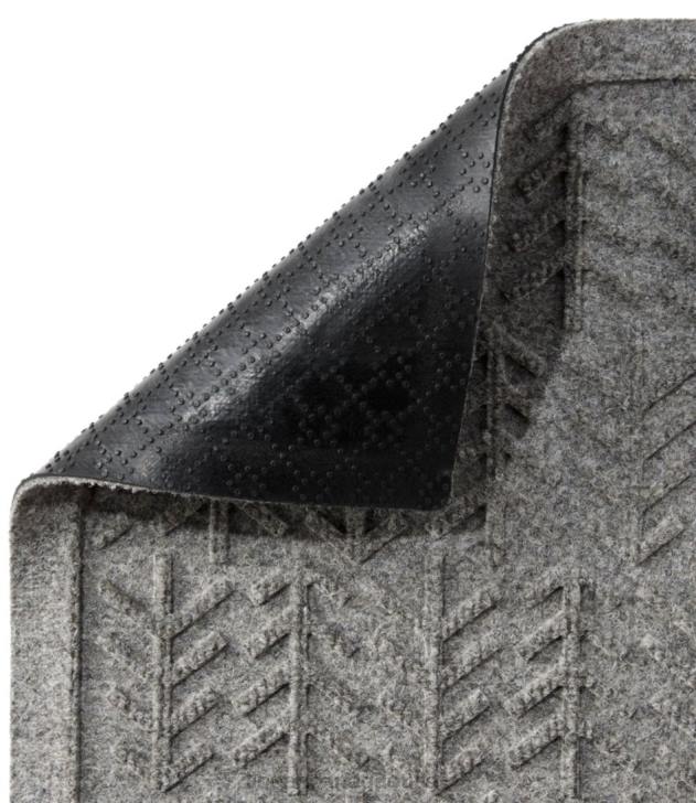 Home Goods Charcoal H8XZ6841 Everyspace Recycled Waterhog Mat Set of Four Unisex L.L.Bean - Image 2