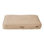 Home Goods Khaki H8XZ4151 Premium Denim Therapeutic Dog Bed Rectangular Unisex L.L.Bean
