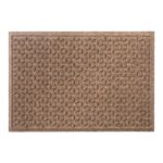 Home Goods Khaki H8XZ4372 Heavyweight Recycled Waterhog Doormat Blooming Circles Unisex L.L.Bean