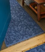 Home Goods Medium Gray H8XZ6333 Heavyweight Recycled Waterhog Mat Runner Woodland Leaf Unisex L.L.Bean - Image 6