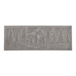 Home Goods Medium Gray H8XZ6347 Everyspace Recycled Waterhog Runner Pine Trees Unisex L.L.Bean