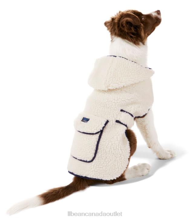 Home Goods Natural H8XZ1286 Mountain Pile Fleece Jacket for Dogs Unisex L.L.Bean - Image 2
