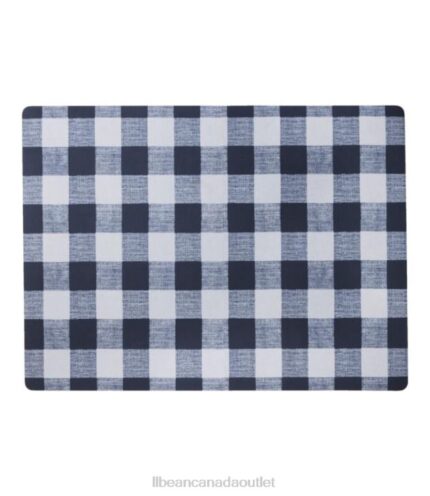 Home Goods Navy/Sea Salt H8XZ4379 Office Chair Mat Plaid Unisex L.L.Bean