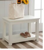 Indoor Furniture Paperwhite H8XZ2805 Painted Farmhouse Bench Unisex L.L.Bean - Image 3