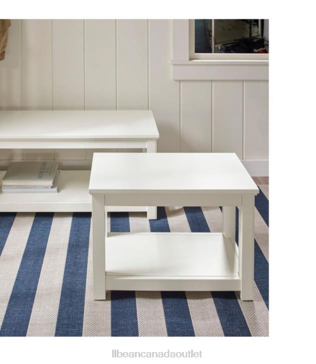 Indoor Furniture Paperwhite H8XZ2805 Painted Farmhouse Bench Unisex L.L.Bean - Image 4