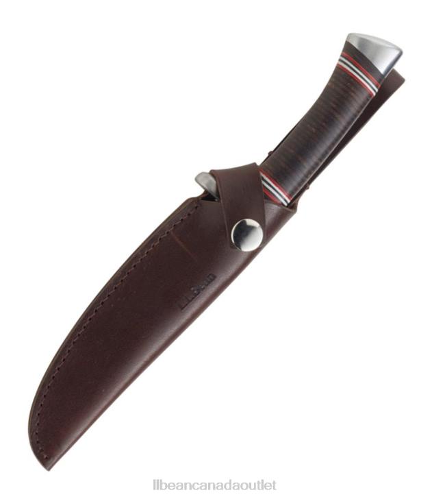 Outdoor Accessories Brown H8XZ1290 Stacked Leather Hunting Knife Unisex L.L.Bean - Image 2