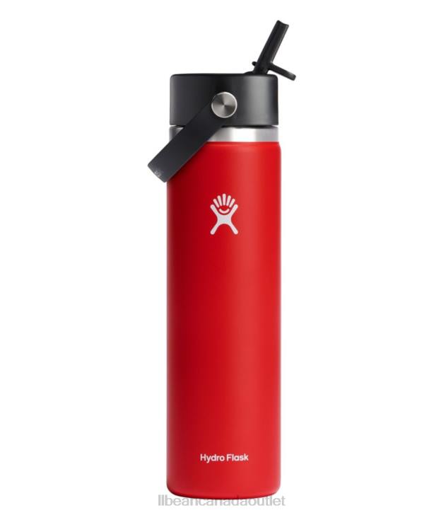 outdoor_accessories_goji_h8xz1908_hydro_flask_wide_mouth_water_bottle_with_flex_straw_cap_unisex_l_l_bean.jpg Outdoor Accessories Goji H8XZ1908 Hydro Flask Wide Mouth Water Bottle with Flex Straw Cap Unisex L.L.Bean - Image 1