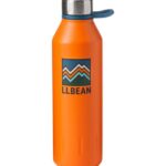 Outdoor Accessories Persimmon Orange Zig Zag H8XZ5337 Classic Water Bottle Print Unisex L.L.Bean