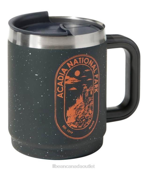 outdoor_accessories_shale_green_acadia_h8xz4036_double_wall_enamel_camp_mug_unisex_l_l_bean.jpg Outdoor Accessories Shale Green/Acadia H8XZ4036 Double-Wall Enamel Camp Mug Unisex L.L.Bean - Image 1