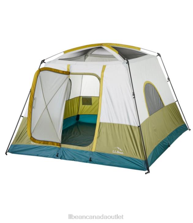 Outdoor Equipment Avocado/Chartreuse H8XZ1308 Acadia 6-Person Family Tent Unisex L.L.Bean - Image 2