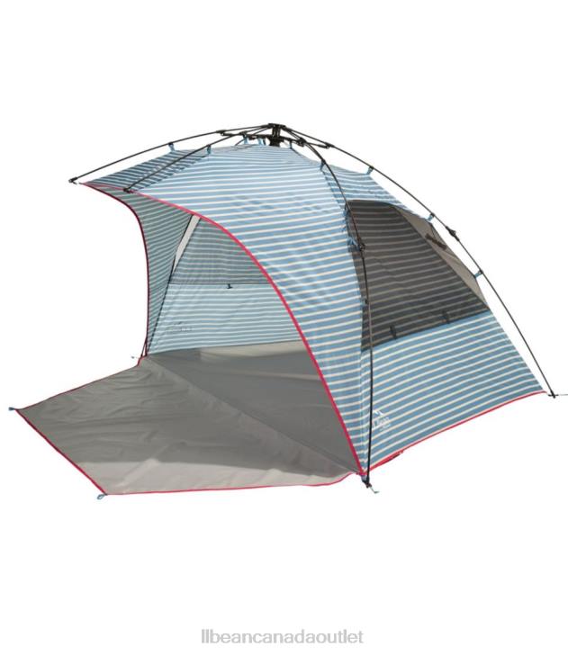 Outdoor Equipment Bayside Blue Stripe H8XZ1220 Sunbuster Folding Shelter Print Unisex L.L.Bean - Image 2