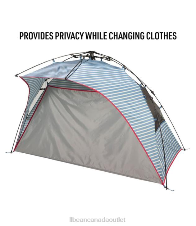 Outdoor Equipment Bayside Blue Stripe H8XZ1220 Sunbuster Folding Shelter Print Unisex L.L.Bean - Image 3