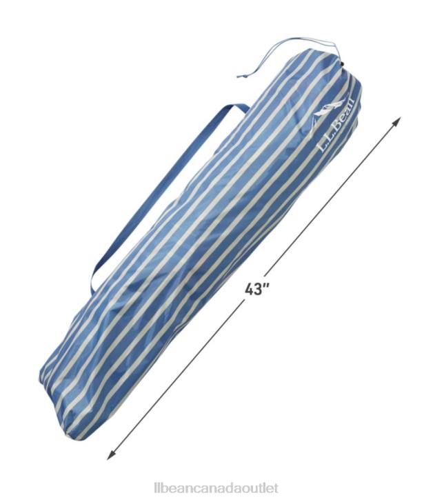 Outdoor Equipment Bayside Blue Stripe H8XZ1220 Sunbuster Folding Shelter Print Unisex L.L.Bean - Image 6