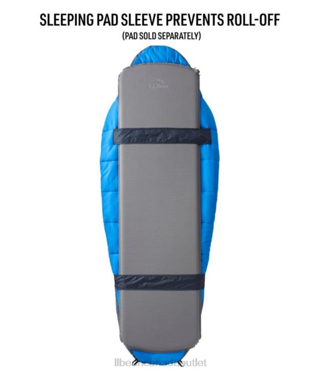 Outdoor Equipment Crisp Lapis H8XZ1466 Adventure Sleeping Bag 30 Mummy Regular Unisex L.L.Bean - Image 4