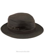 Outdoor Equipment Dark Khaki H8XZ717 Waxed-Cotton Packer Hat Women L.L.Bean