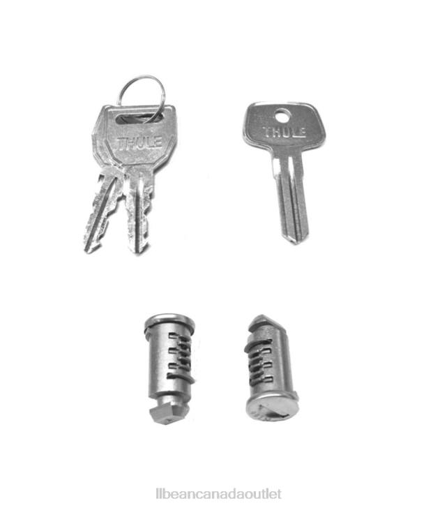 outdoor_equipment_silver_h8xz1816_thule_one_key_system_locks_unisex_l_l_bean.jpg Outdoor Equipment Silver H8XZ1816 Thule One-Key System Locks Unisex L.L.Bean - Image 1
