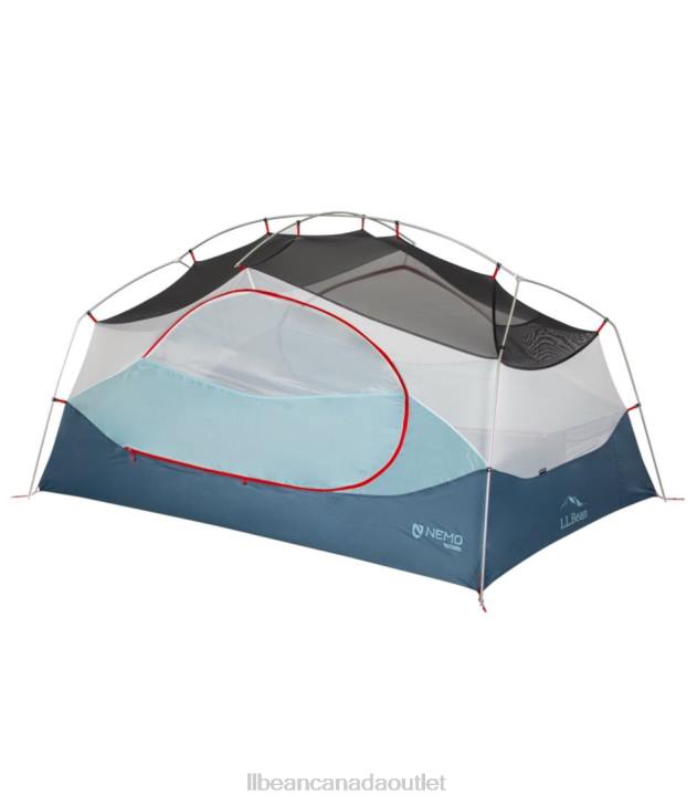 Outdoor Equipment Stormy Weather/Gray Mist H8XZ1413 Nemo Impact 2-Person Backpacking Tent Unisex L.L.Bean - Image 3