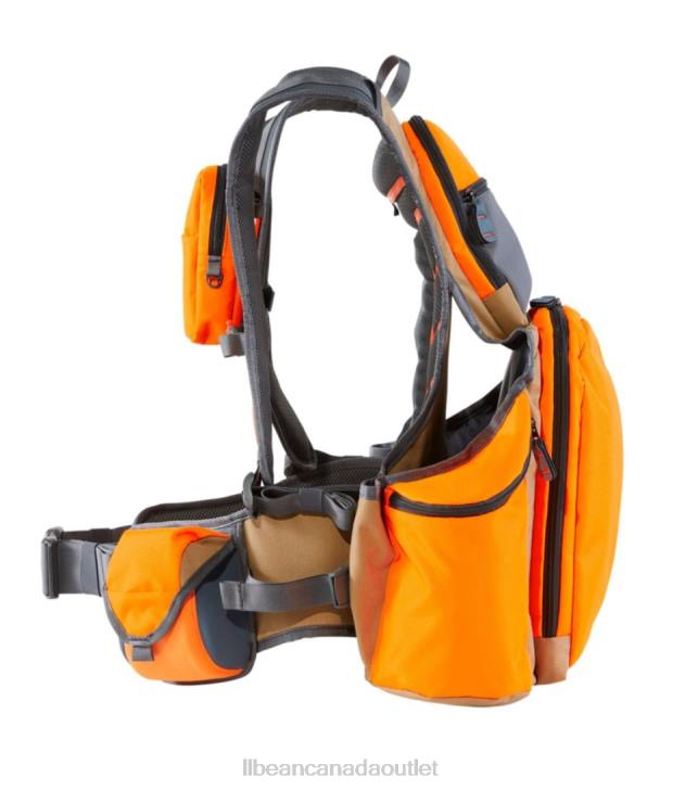 Outdoor Equipment Tan/Hunter Orange H8XZ1269 Technical Upland Vest Pack Unisex L.L.Bean - Image 3