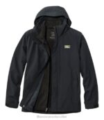 Outerwear Black H8XZ3698 Sweater Fleece 3-in-1 Jacket Men L.L.Bean