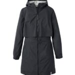 Outerwear Black H8XZ5077 Meridian Rain Coat Women L.L.Bean